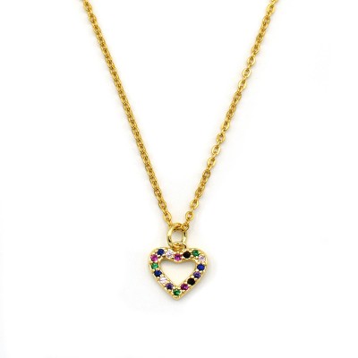 VERIŽICA HEART COLOR GOLD