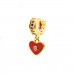 UHANI PEARL RED HEART GOLD