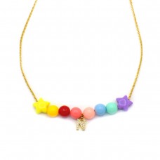 VERIŽICA SUMMER LETTER MULTICOLOR GOLD