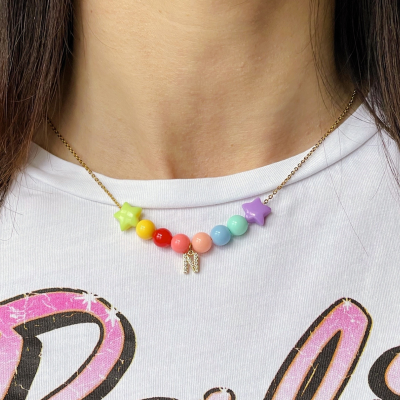 VERIŽICA SUMMER LETTER MULTICOLOR GOLD